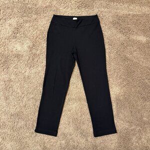 Chico's Zenergy black pants 0 / US Size 4 straight leg Stretch Comfortable small
